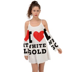 I Love White Gold  Boho Dress by ilovewhateva