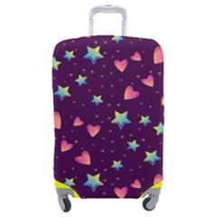 Colorful-stars-hearts-seamless-vector-pattern Luggage Cover (medium) by Salman4z