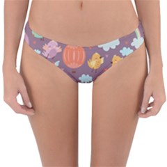 Cute-seamless-pattern-with-doodle-birds-balloons Reversible Hipster Bikini Bottoms by Salman4z