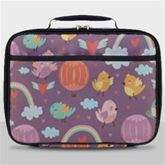 Cute-seamless-pattern-with-doodle-birds-balloons Full Print Lunch Bag by Salman4z