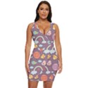 Cute-seamless-pattern-with-doodle-birds-balloons Draped Bodycon Dress View1