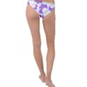 Purple-owl-pattern-background Ring Detail Bikini Bottoms View2