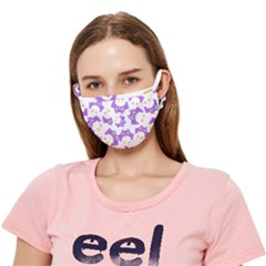 Purple-owl-pattern-background Crease Cloth Face Mask (adult) by Salman4z