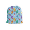 Cute-kawaii-ice-cream-seamless-pattern Drawstring Pouch (Large) View1