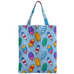 Cute-kawaii-ice-cream-seamless-pattern Zipper Classic Tote Bag by Salman4z