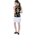 Mexican-culture-golden-tribal-icons Women s Sleeveless Polo Tee View2