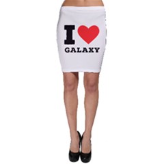 I Love Galaxy  Bodycon Skirt by ilovewhateva