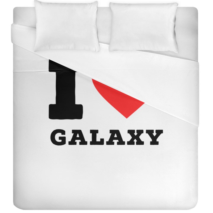 I love galaxy  Duvet Cover (King Size)