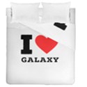 I love galaxy  Duvet Cover Double Side (Queen Size) View2