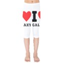 I love galaxy  Kids  Capri Leggings  View1