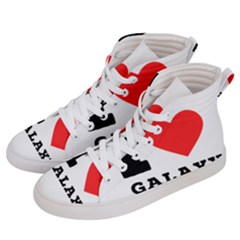 I Love Galaxy  Men s Hi-top Skate Sneakers by ilovewhateva