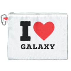 I Love Galaxy  Canvas Cosmetic Bag (xxl) by ilovewhateva