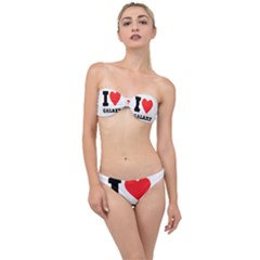 I Love Galaxy  Classic Bandeau Bikini Set by ilovewhateva