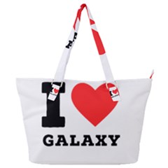 I Love Galaxy  Full Print Shoulder Bag by ilovewhateva