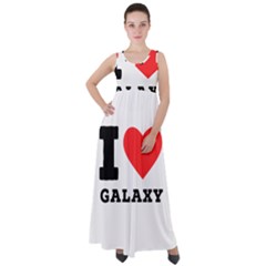 I Love Galaxy  Empire Waist Velour Maxi Dress by ilovewhateva