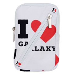 I Love Galaxy  Belt Pouch Bag (small) by ilovewhateva