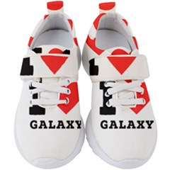 I Love Galaxy  Kids  Velcro Strap Shoes by ilovewhateva