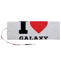 I Love Galaxy  Roll Up Canvas Pencil Holder (m) by ilovewhateva