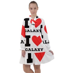 I Love Galaxy  All Frills Chiffon Dress by ilovewhateva