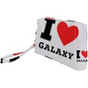 I love galaxy  Wristlet Pouch Bag (Small) View1