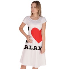 I Love Galaxy  Classic Short Sleeve Dress by ilovewhateva