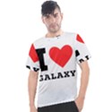 I love galaxy  Men s Sport Top View1