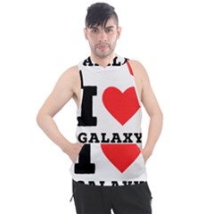 I Love Galaxy  Men s Sleeveless Hoodie by ilovewhateva