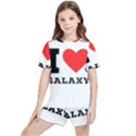 I love galaxy  Kids  Tee And Sports Shorts Set View1