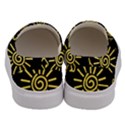 Maya-style-gold-linear-totem-icons Men s Canvas Slip Ons View4