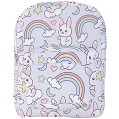 Seamless-pattern-with-cute-rabbit-character Full Print Backpack by Salman4z