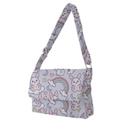 Seamless-pattern-with-cute-rabbit-character Full Print Messenger Bag (m) by Salman4z