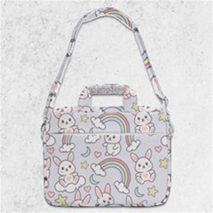 Seamless-pattern-with-cute-rabbit-character Macbook Pro 13  Shoulder Laptop Bag  by Salman4z