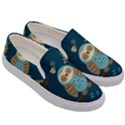 Seamless-pattern-owls-dreaming Men s Canvas Slip Ons View3