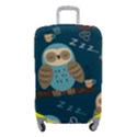 Seamless-pattern-owls-dreaming Luggage Cover (Small) View1