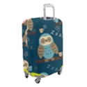 Seamless-pattern-owls-dreaming Luggage Cover (Small) View2