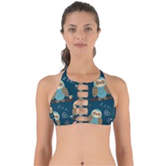 Seamless-pattern-owls-dreaming Perfectly Cut Out Bikini Top by Salman4z