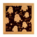 Seamless-pattern-owls-dreaming Wood Photo Frame Cube View2