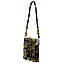 Golden-indian-traditional-signs-symbols Multi Function Travel Bag by Salman4z