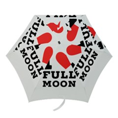 I Love Full Moon Mini Folding Umbrellas by ilovewhateva