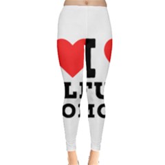 I Love Full Moon Leggings  by ilovewhateva