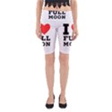 I love full moon Yoga Cropped Leggings View1