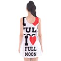 I love full moon Scoop Neck Skater Dress View2