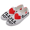 I love full moon Men s Canvas Slip Ons View2