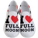 I love full moon Men s Lightweight Slip Ons View1