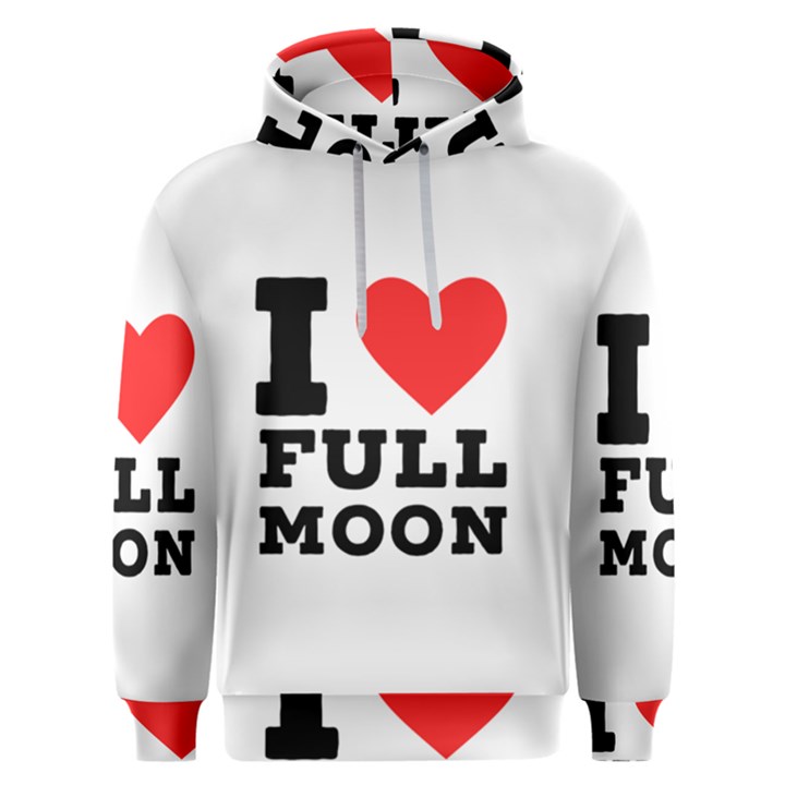 I love full moon Men s Overhead Hoodie