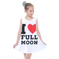 I Love Full Moon Kids  Summer Dress by ilovewhateva