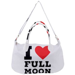 I Love Full Moon Removable Strap Handbag by ilovewhateva