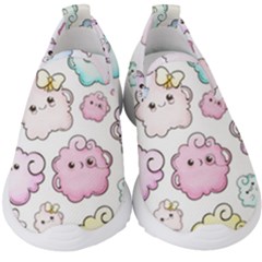 Cute-doodle-cartoon-seamless-pattern Kids  Slip On Sneakers by Salman4z