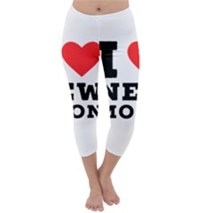 I Love New Moon Capri Winter Leggings  by ilovewhateva