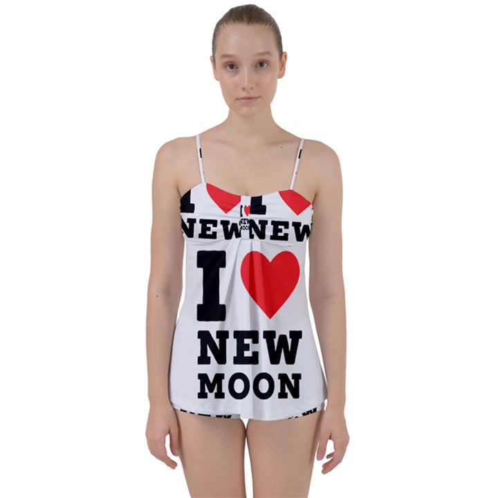 I love new moon Babydoll Tankini Set